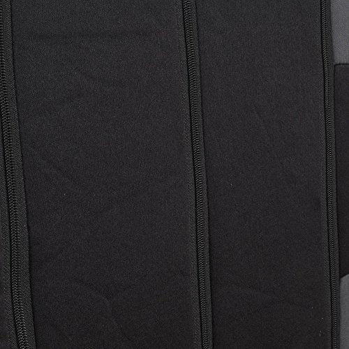 BDK OS309CC Charcoal Gray Polypro Black/Car Seat Cover, Easy Wrap Two-Tone Accent for Auto, Split Bench
