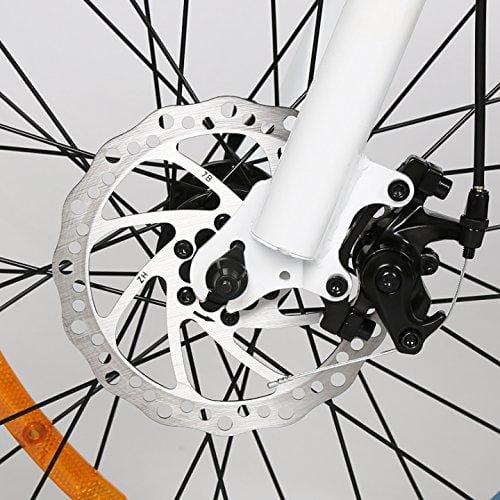 ECOTRIC 20" New Fat Tire Folding Electric Bike Beach Snow Bicycle ebike 500W Electric Moped Electric Mountain Bicycles … (White and Blue)