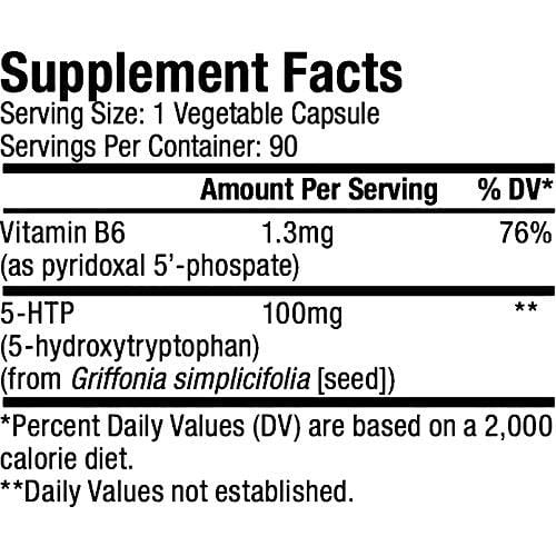 Bulletproof 5-HTP for Mood Support and Carb Control. Flex Your Brain's Confidence Molecule (90 Capsules)