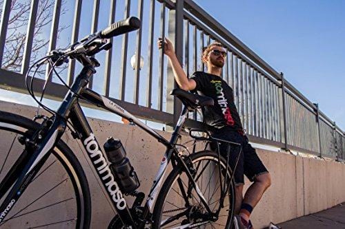 Tommaso La Forma Lightweight Aluminum Hybrid Bike -Black/White - Small