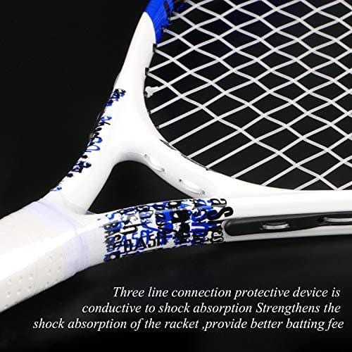 Fostoy Junior Tennis Racket, Tennis Racquet Kids Racket with Storage Bag Perfect for Boys&Girls Sports Training(19.7in) (red)