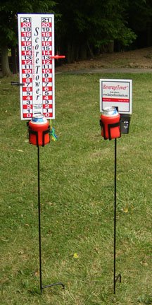 ScoreTower Combo Set - Scoreboard & Drinkholders for Horseshoes