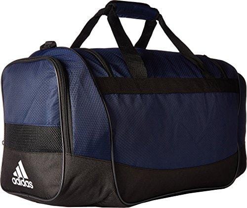 adidas Defender III medium duffel Bag, Collegiate Blue/Black/White, One Size