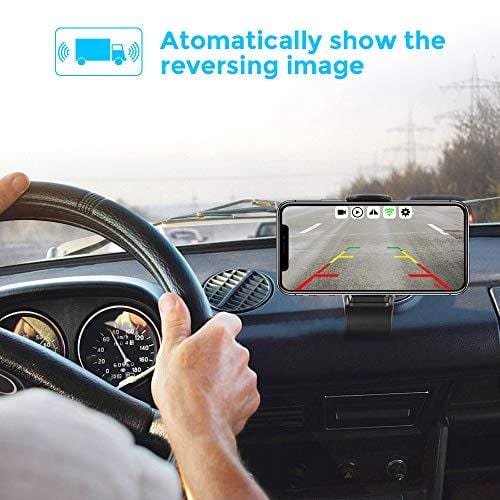 AUTOLOVER Backup Camera, Wireless Backup Camera for Truck, RV, Camper, Trailer, WiFi Backup Camera with Night Vision and IP67 Waterproof for iPhone, iPad or Andriod Devices