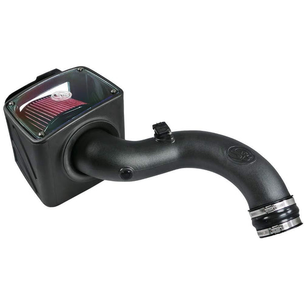 S&B Filters 75-5102 Cold Air Intake For 2004-2005 Chevy/GMC Duramax LLY 6.6L (Oiled Cleanable, 8-ply Cotton Filter)