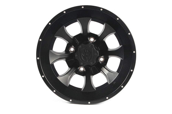 Pro Armor CA1410KNBL 14" Knight UTV Wheel Rim, 14x10 Matte Black, 4x137 Lug Pattern, for Can-Am Maverick Max X3