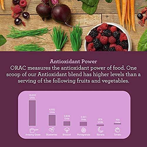 Amazing Grass Green Superfood Sweet Berry Antioxidant Natural Organic Smoothie | Detox cleanse weight loss | Elderberry, Wheatgrass, and 7 Super Greens | 30 Count Packets | Bonus Shaker Cup