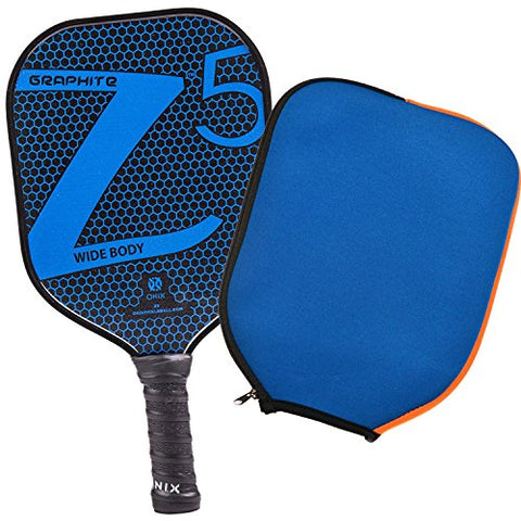 Onix Z5 Graphite Pickleball Paddle and Paddle Cover (Blue) || Gift Pack