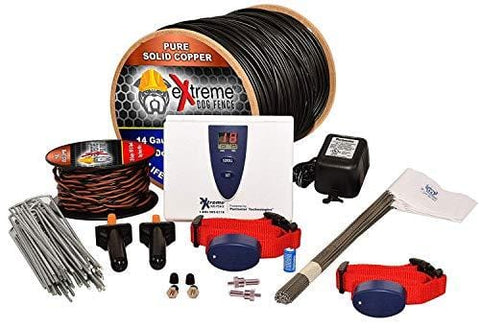 Underground Electric Dog Fence Ultimate - Extreme Pro Dog Fence System for Easy Setup and Maximum Longevity and Continued Reliable Pet Safety - 2 Dog | 1000 Feet Pro Grade Dog Fence Wire