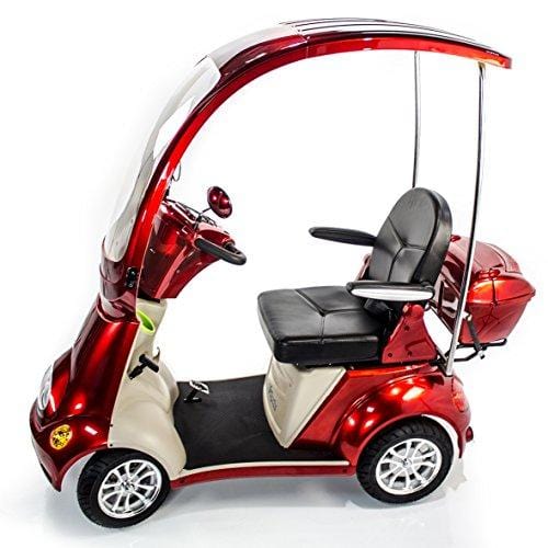 EWHEELS EW-54 4 Wheel Heavy Duty Electric Mobility Scooter Solid Canopy [product _type] eWheels - Ultra Pickleball - The Pickleball Paddle MegaStore