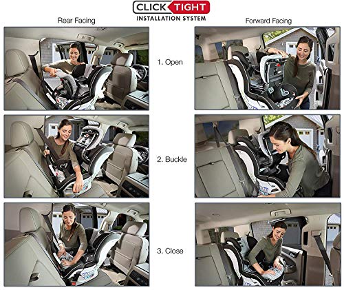 Britax Marathon ClickTight Convertible Car Seat - 1 Layer Impact Protection, Ashton [Amazon Exclusive]