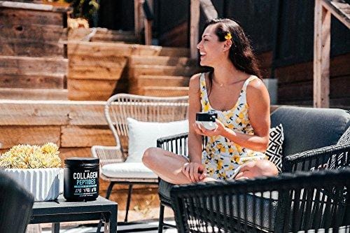 Collagen Peptides Powder 'XL' Jar (32oz) | Grass-Fed, Certified Paleo Friendly, Non-GMO and Gluten Free - Unflavored