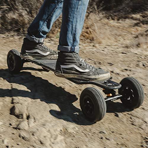 Evolve Skateboards – Carbon GT All-Terrain Electric Longboard Skateboard – 18.5 Mile Range – 26 mph Top Speed –Digital LCD Screen Remote Control – Lithium-Ion Battery