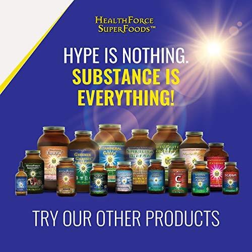 HealthForce SuperFoods Vitamineral Green Powder - 500 Grams - All Natural Green Superfood Complex with Vitamins, Minerals, Amino Acids & Protein - Vegan, Gluten Free - 50 Servings