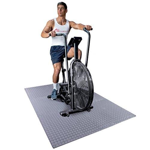 ProSource fs-1908-pzzl Puzzle Exercise Mat EVA Foam Interlocking Tiles (Black, 24 Square Feet)