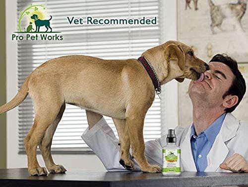 Premium Pet Dental Spray & Water Additive for Dogs Cats and Small Animals [8 OZ]-Dog Dental Care for Bad Pet Breath-Oral Mouth Care Fights Tartar, Plaque, Gum Disease-Dog Toothpaste Deodorizer Chews