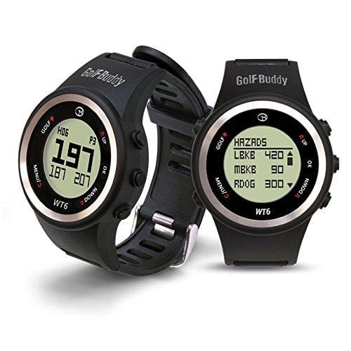 GolfBuddy WT6 Golf GPS Watch, Black