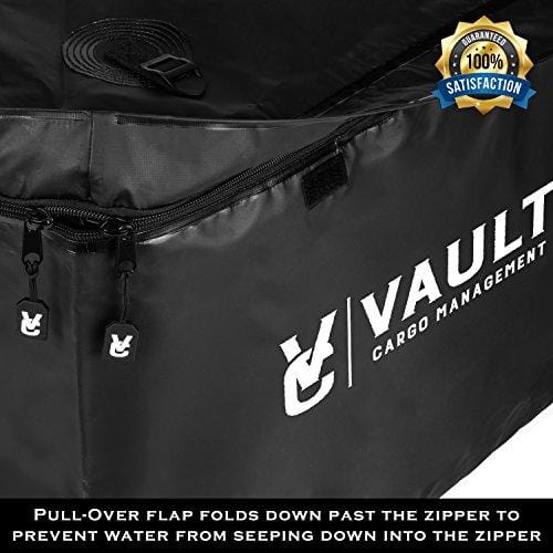 Hitch Cargo Carrier Bag from Vault Cargo - 15 Cubic Feet - Heavy Duty Waterproof Cargo Hitch Carrier Bag Perfect for Camping, Luggage, and Outdoor Gear. Cargo Hitch Bag (59" x 24" x 24")