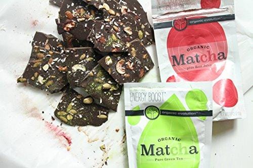 Organic Evolution - Japanese Matcha Green Tea Powder - USDA Certified, Authentic Japanese (Kyoto) Powder - Lattes, Baking, Recipes, Smoothies - Energy, Antioxidants [120g Value Size]