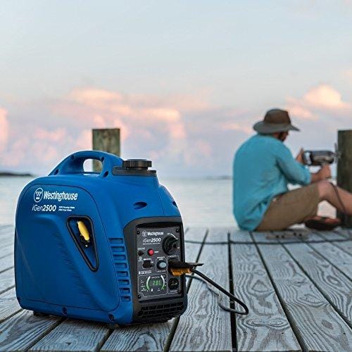 Westinghouse iGen2500 Portable Inverter Generator - 2200 Rated Watts & 2500 Peak Watts - Gas Powered - CARB Compliant