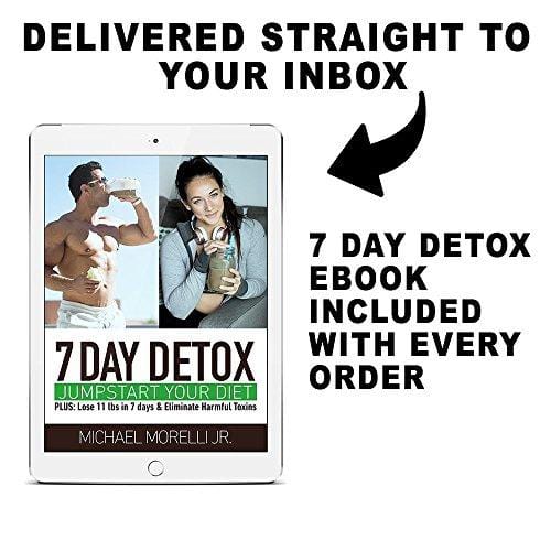 Chocolate Greens SUPERFOOD Powder - Amazing Taste - Organic Super Food Green Daily Vegetable Juice Smoothie Drink Supplement with Wheatgrass and 25+ Superfoods by Detox Organics