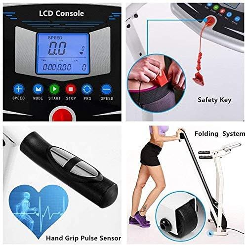 Miageek Fitness Folding Electric Support Motorized Power Jogging Treadmills Walking Running Machine Trainer Equipment Easy Assembly [US Stock]