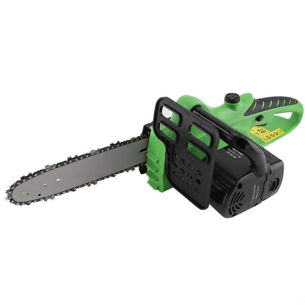 Yosooo 10 ' 18V Cordless Chainsaw, Lithium-ion Cordless Power Tool Electric Chainsaw Chain Garden(US 110V)