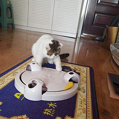 Running Pet Cat Toy, Interactive Automatic Toy for Cat or Kitten, Adjustable Electronic Battery Operated Toy