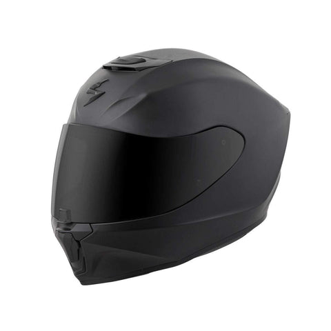 Scorpion EXO-R420 Full-Face Solid Street Bike Motorcycle Helmet - Matte Black/Medium