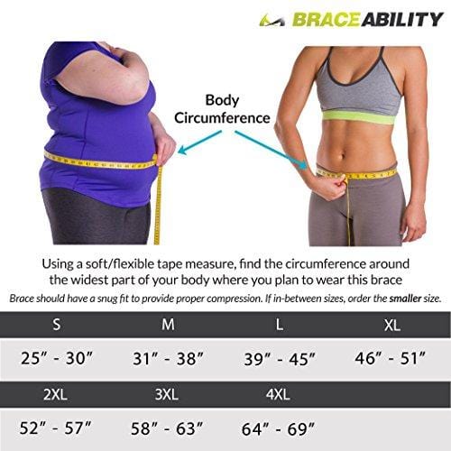 BraceAbility Women's Back Brace for Female Lower Back Pain Treatment & Lumbar Support (2XL)