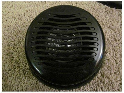 2 RV Marine Gloss Black Wavy Silver 5.25" Flush Mount Speaker UV Waterproof