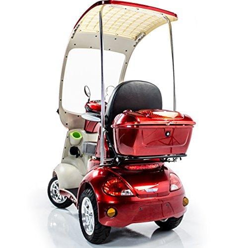 EWHEELS EW-54 4 Wheel Heavy Duty Electric Mobility Scooter Solid Canopy [product _type] eWheels - Ultra Pickleball - The Pickleball Paddle MegaStore