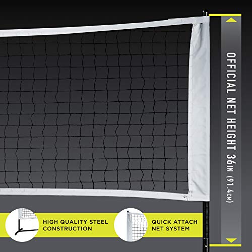 Franklin Sports Half Court Size Pickleball Net by Franklin Pickleball - Includes 10ft Net, (2) Paddles, and (2) X-40 USA Pickleball Approved Pickleballs