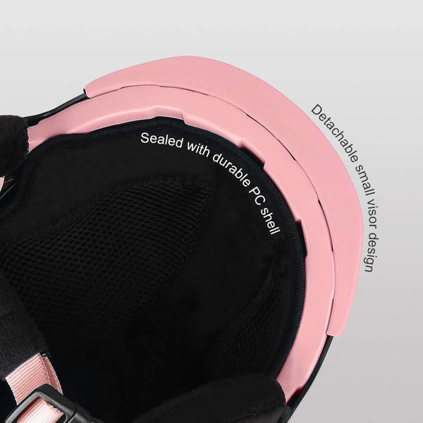 GROTTICO Ski-Snow Helmet for Kids-Youth-Women-Men - Snowboard Helmet with Visor Pass ASTM Certified Safety, 3 Sizes Options