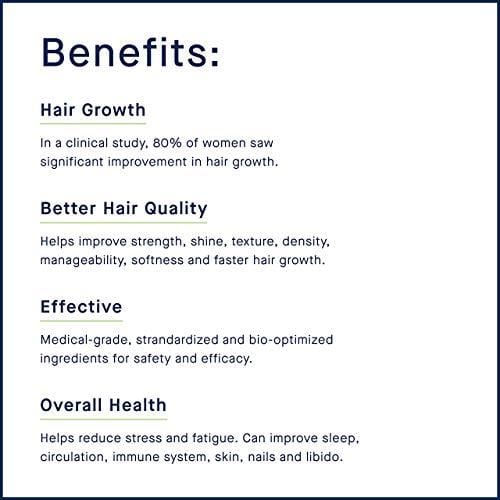 Hair Loss Thinning Supplement - Women Hair Vitamin for Thicker Healthier Hair