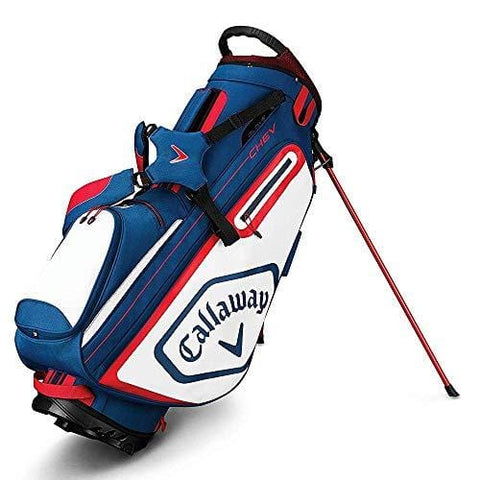 Callaway Golf 2019 Chev Stand Bag, Navy/White/Red