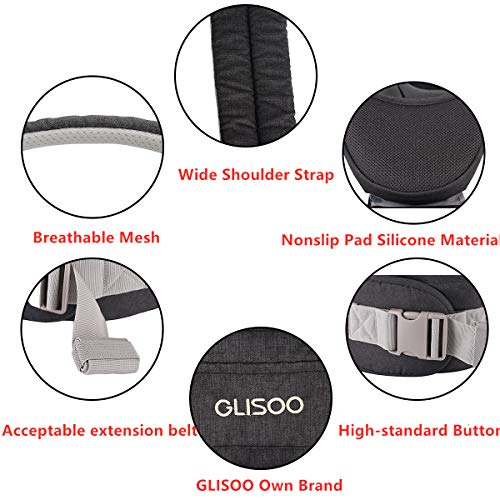 Ergonomic 360° Best Baby Soft Carrier, Comfortable Adjustable Positions,Breastfeeding Fits All Newborn Toddler,HipSeat Infant and Backpack,All Seasons,Perfect for Hiking Shopping (Dark Gray)