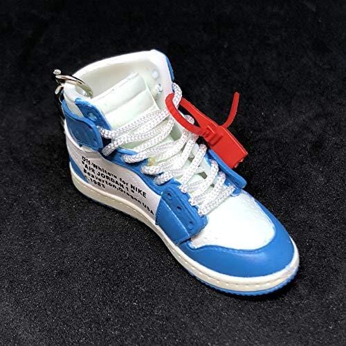 Air Jordan 1 I High Retro Off White UNC Blue OG Sneakers Shoes 3D Keychain Figure ...
