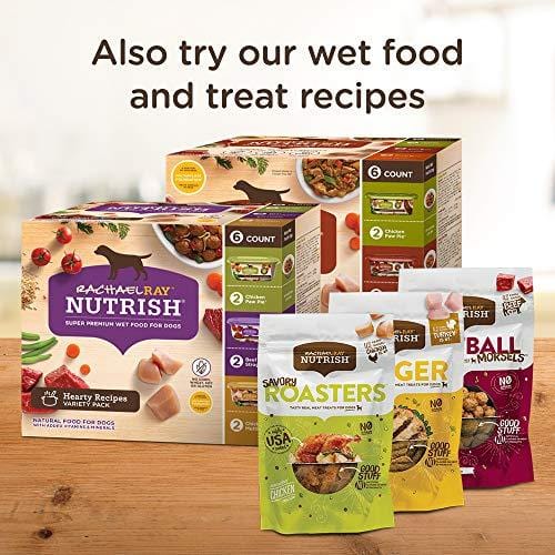 Rachael Ray Nutrish Natural Dry Dog Food, Real Chicken & Veggies Recipe, 40 Lbs