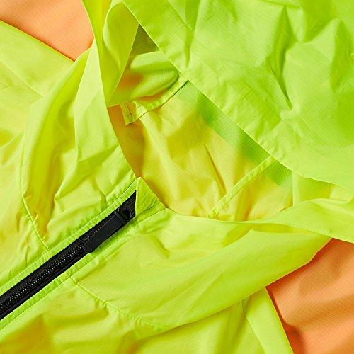 Nike (NikeLab X Kim Jones Windrunner Running Hyper Pink/Yellow/Orange Jacket (Small, Hyper Pink/Yellow/Orange)