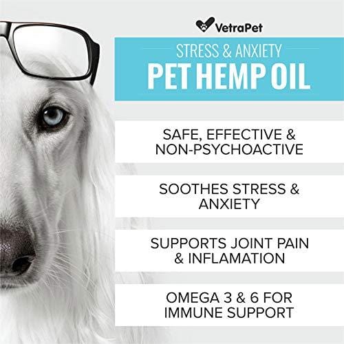 Hemp Oil For DOGS and CATS – 1500 MG – Natural HEMP Extract and Hemp Oil for Pets - Made in USA – Best for Dog Anxiety, Pain Relief and Joint Support for Dogs – Pet Omega 3, 6, 9 – Order RISK-FREE