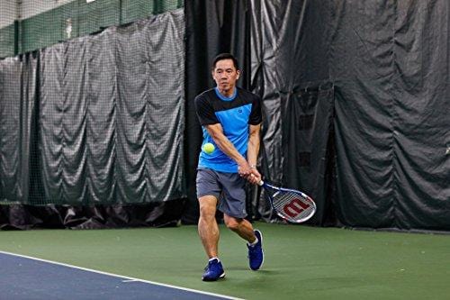 Wilson US Open Strung Tennis Racquet, 4 1/4-Inch, Blue/Gray