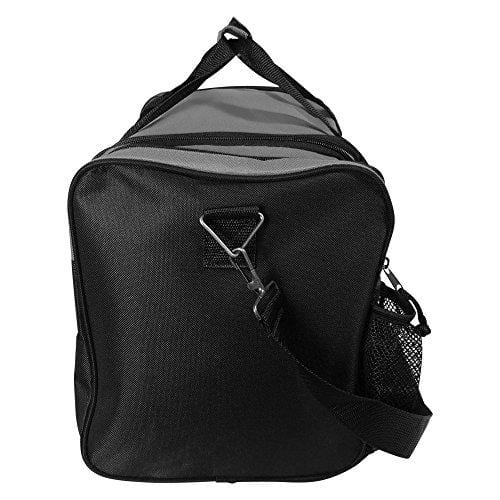 DALIX 17" Duffle Bag Front Mesh Pockets in (Gray)
