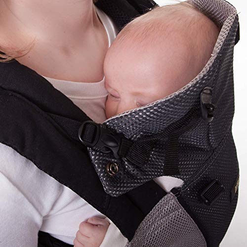 LÍLLÉbaby Complete Airflow Six-Position Baby Carrier, Charcoal/Silver