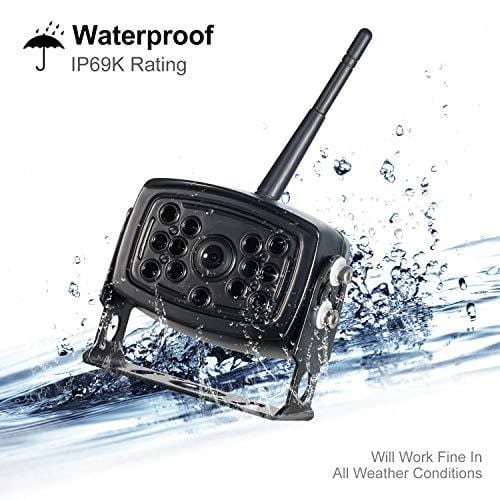 Wireless Phone Backup Camera Reversing Camera Trucks RV Trailers Campers WiFi App Backup Camera Waterproof Rearview Camera Works Smartphone, Tablet Android ... Smartphone, Tablet Android ...