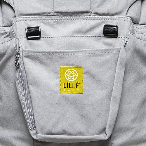 LÍLLÉbaby The Complete Original SIX-Position 360° Ergonomic Baby & Child Carrier, Stone- Cotton Baby Carrier, Comfortable and Ergonomic, Multi-Position Carrying for Infants Babies Toddlers