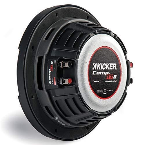 Kicker CompRT 8" 1-Ohm Subwoofer