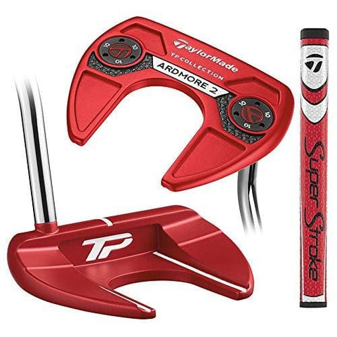 TaylorMade Golf Tour Preferred Red Collection Ardmore 2 #7 Super Stroke 35 IN Putter, Right Hand