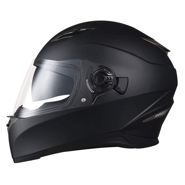 AHR DOT Motorcycle Full Face Helmet Dual Visors Sun Shield Lightweight ABS Motorbike Touring Sports