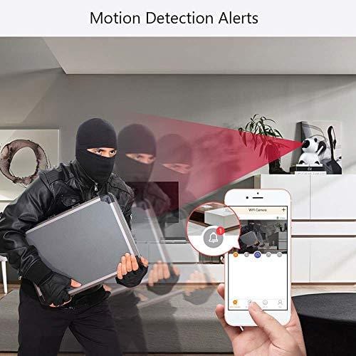 LEMFO Dog Camera, 1080P Full HD Pet Camera, Pet Cameras That Connect with iPhone Android Dog Camera with Phone App WiFi IP Camera with Two Way Audio, Night Vision, Motion Detection Alert